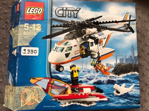 Lego city 60013 helikopter, surf es cápa