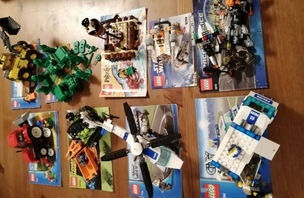 Lego csomag 9 kszlet, tmutatval