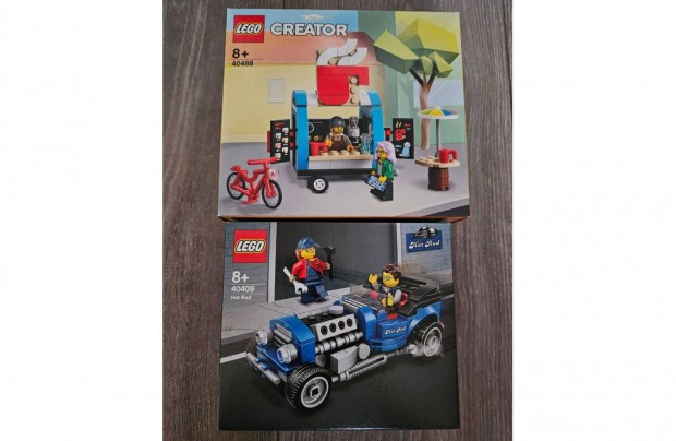 Lego csomag: Hot Rod 40409 s Creator Kvskocsi 40488 bontatlan elad