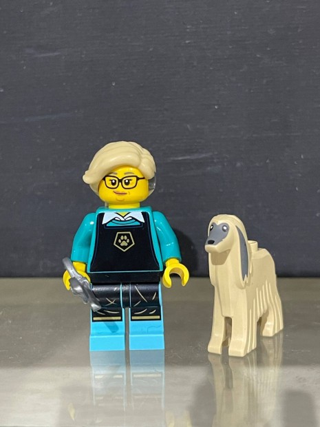 Lego dog groomer gyjthet minifigura