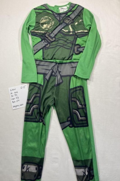 Lego jelmez, Lego Ninjago jelmez, ninja jelmez G15
