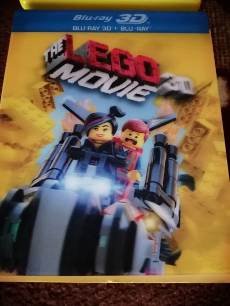 Lego kaland 3D Blu-ray. 3D hatású Slipcase  külső borító. 