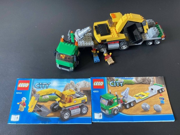 Lego kamion markol Excavator Transport bnya 4203 City