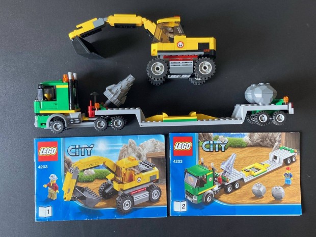 Lego kamion markol Excavator Transport bnya 4203 City