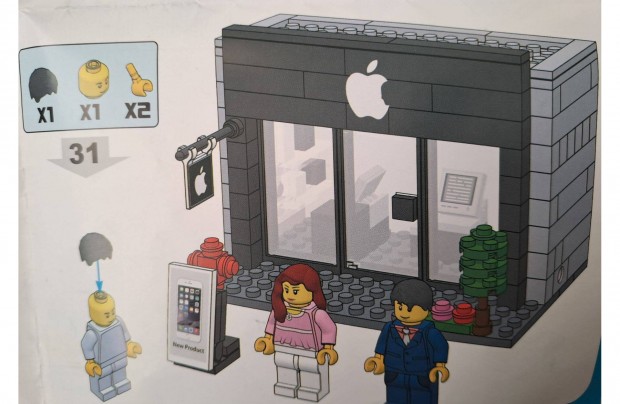 Lego kompatibilis Apple Store ptjtk Mini City Street