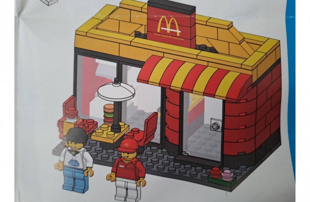 Lego kompatibilis Mcdonalds ptjtk Mini City Street