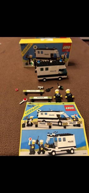 Lego legoland 6676 parancsnoki rendraut