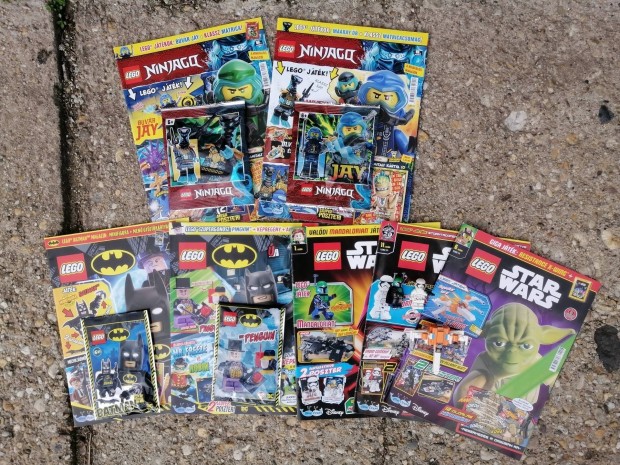 Lego limitlt figurs gyjtemny magazinokkal (Februri Bomba!) 