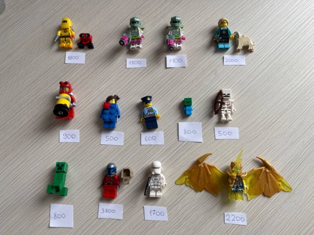 Lego minifigurk (Star Wars, Cmf stb.)