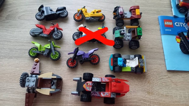 Lego motorok,  autk 