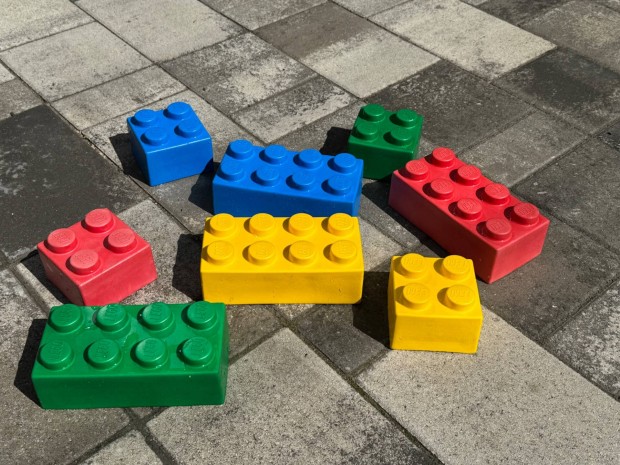 Lego nagy gumikocka Lego kocka