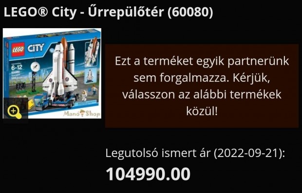 Lego repl 60080