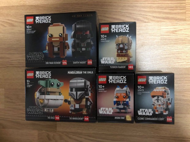 Lego star wars Brickheadz csomag egyben elad !