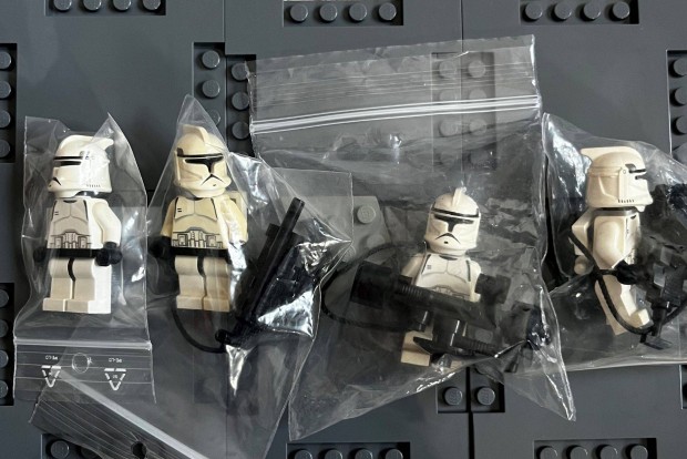 Lego star wars - Clone Trooper (Phase 1) - Black Head - sw0058