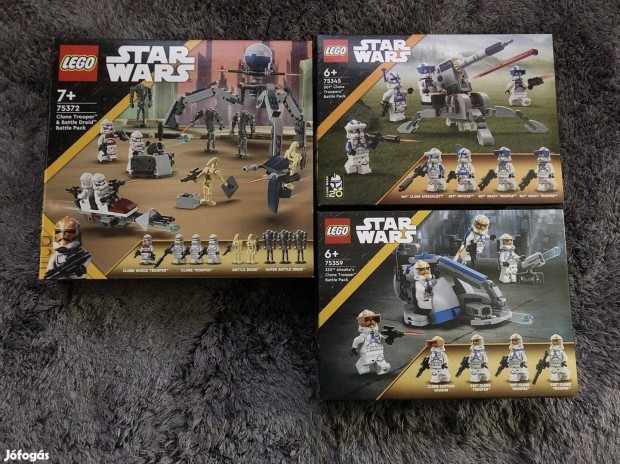 Lego star wars battle packs egyben elad!