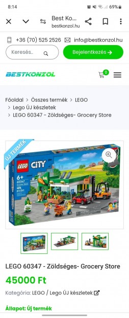 Lego uj elad