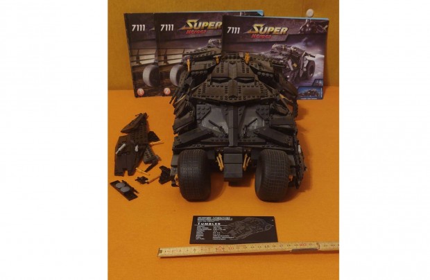 Lego utngyrtott Batman Batmobil The Tumbler Super Hero 7111