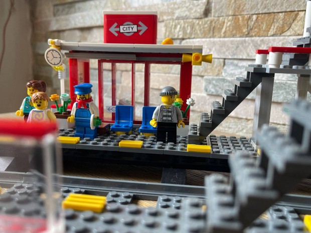 Lego vasut vonat allomas Lego vbasutallomas Lego vonatallomas