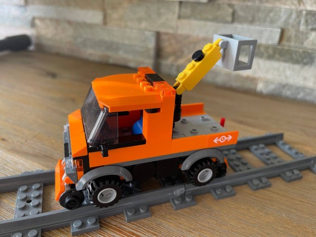 Lego vasuti sinjaro :Lego kosaras teherauto vasuti kocsi