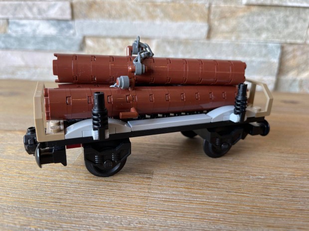 Lego vonat vasut ronkszallito vagon Lego vasuti vagon