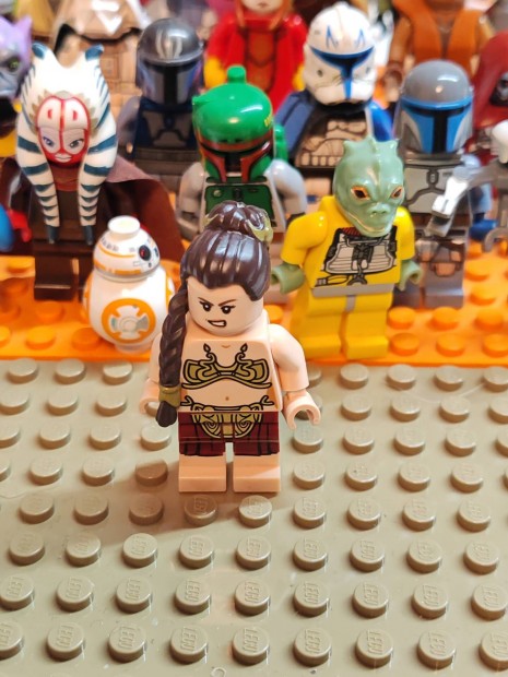 Leia hercegn lego star wars Jabba brkja minifigura 