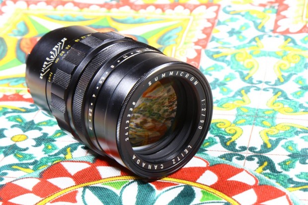 Leica M summicron f2 90mm Leitz objektív