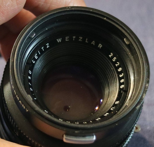 Leica R 50mm F2 Summicron-R V2 E55 objektv