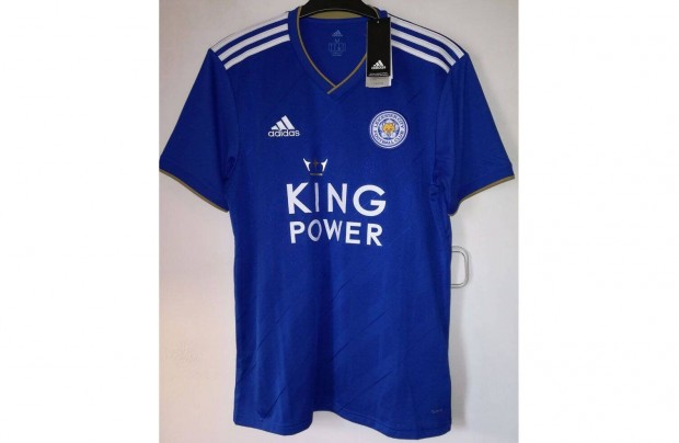 Leicester City kék eredeti adidas 2018-19-es mez (L)
