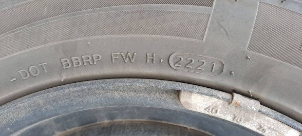 Lemezfelni 5x114,3 hankook t�li gumival R16 205/55