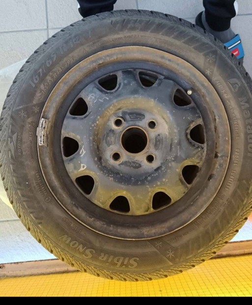 Lemezfelni tli gumival 165/65 R14