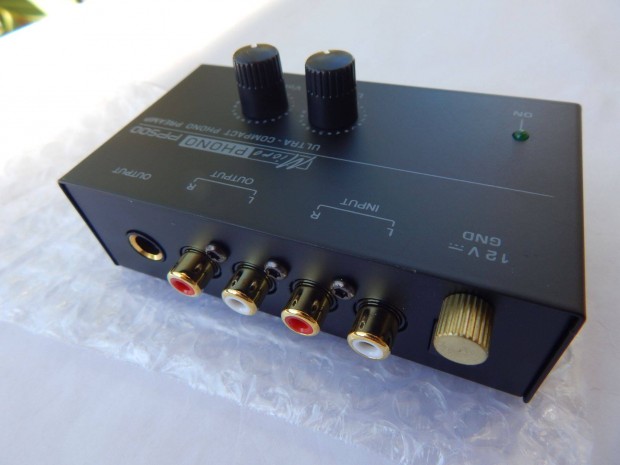 Lemezjtsz RIAA Phono Elerst Preamp RCA Csatis Fmhzas j