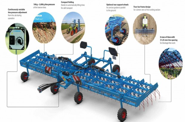 Lemken Thulit MF/1200 gyomfs