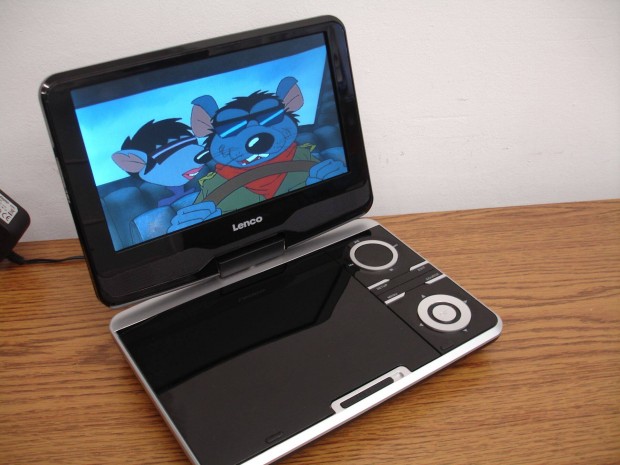 Lenco DVP9411hordozhat CD MP3 USB / DVD lejtsz akkumultoros 23c