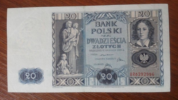 Lengyel 1936-os 20 zloty