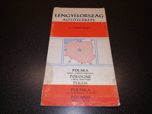 Lengyelorszgtrkp, 1974, j llapot, Polska