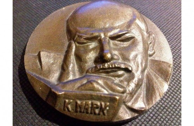 Lenin bronz emlk plakett elad!