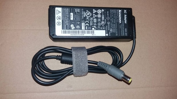 Lenovo 20V 4,5A 90W IBM eredeti laptop notebook adapter tlt jszer