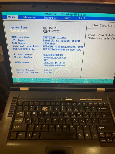 Lenovo 3000 - N100 - Hibás