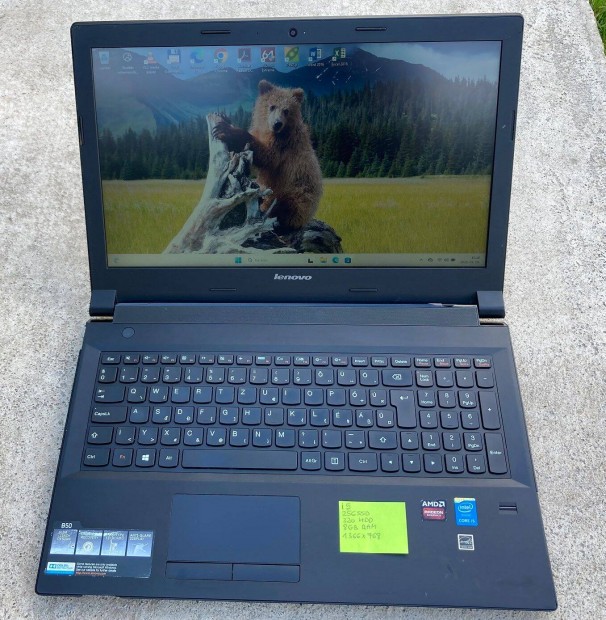 Lenovo B50-80 laptop Core i5, 8 GB RAM, 256 SSD, 15",