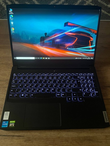 Lenovo Magyar 2025-ig Garis Gamer Laptop i5 11300H 16GB Rtx 3050