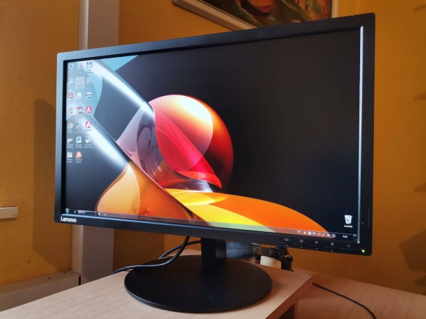 Lenovo T2324pA, 23" IPS, LED, FHD, 7ms, VGA, HDMI, DP, fejhallgat