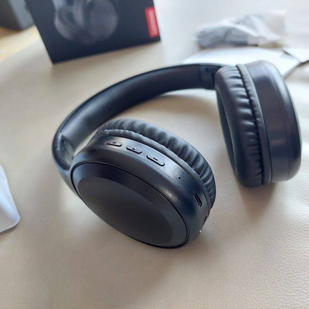 Lenovo TH30 Bluetooth 5.3 fejhallgat ANC zajszrvel - Fekete (j)