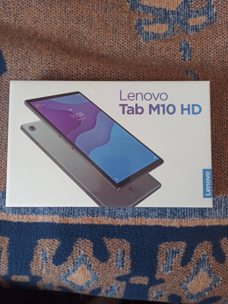 Lenovo Tab M10 HD karcmentes, eredeti dobozban, tokkal 