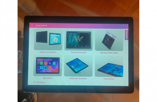 Lenovo Tab M10 HD jszer llapotban