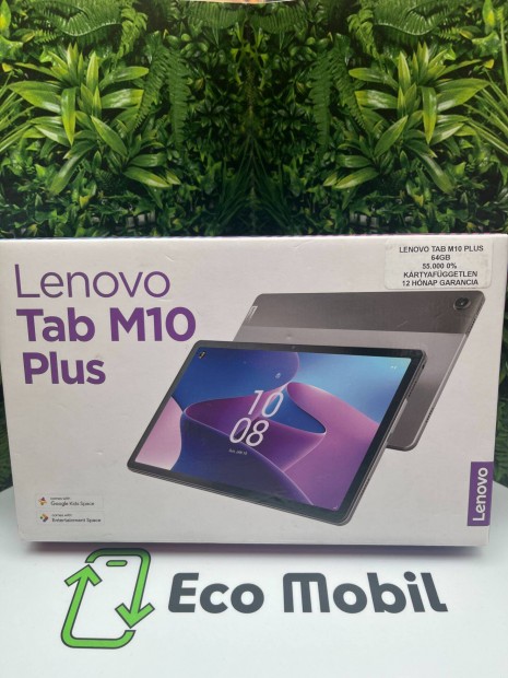 Lenovo Tab M10 Plus, fggetlen, 12 hnap garancia, bvthet