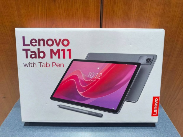 Lenovo Tab M11 4/128GB Független Új Tablet Pennel Grey 2 év Garancia !