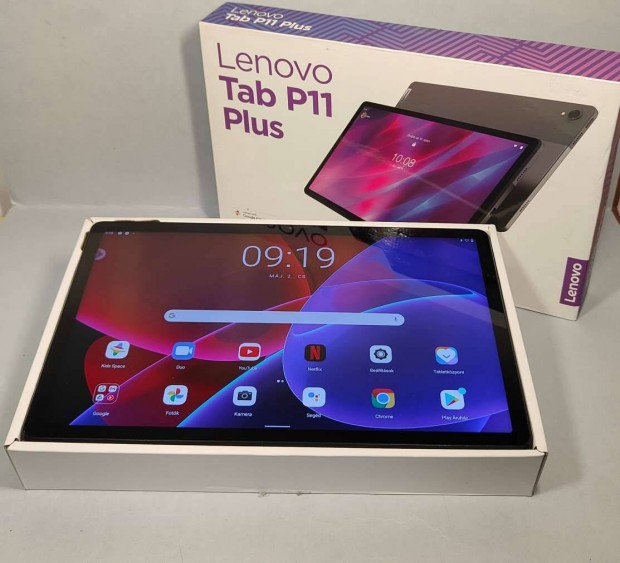 Lenovo Tab P11 Plus Karcmentes tablet 128GB Grey dobozban elad!
