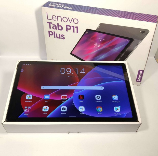 Lenovo Tab P11 Plus Karcmentes tablet 128GB Grey dobozban elad!