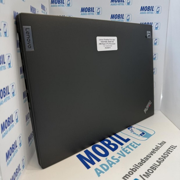 Lenovo ThinkPad T14 3 Gen Wi-Fi 256 GB, 12 hó garancia