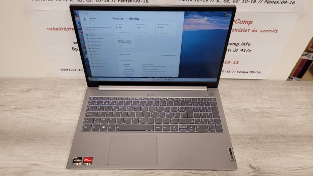 Lenovo Thinkbook 15 G2 Ryzen5 4500 16Gb ram, 512Gb Nvme, számla, garan